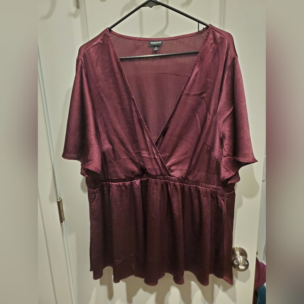 Purple blouse